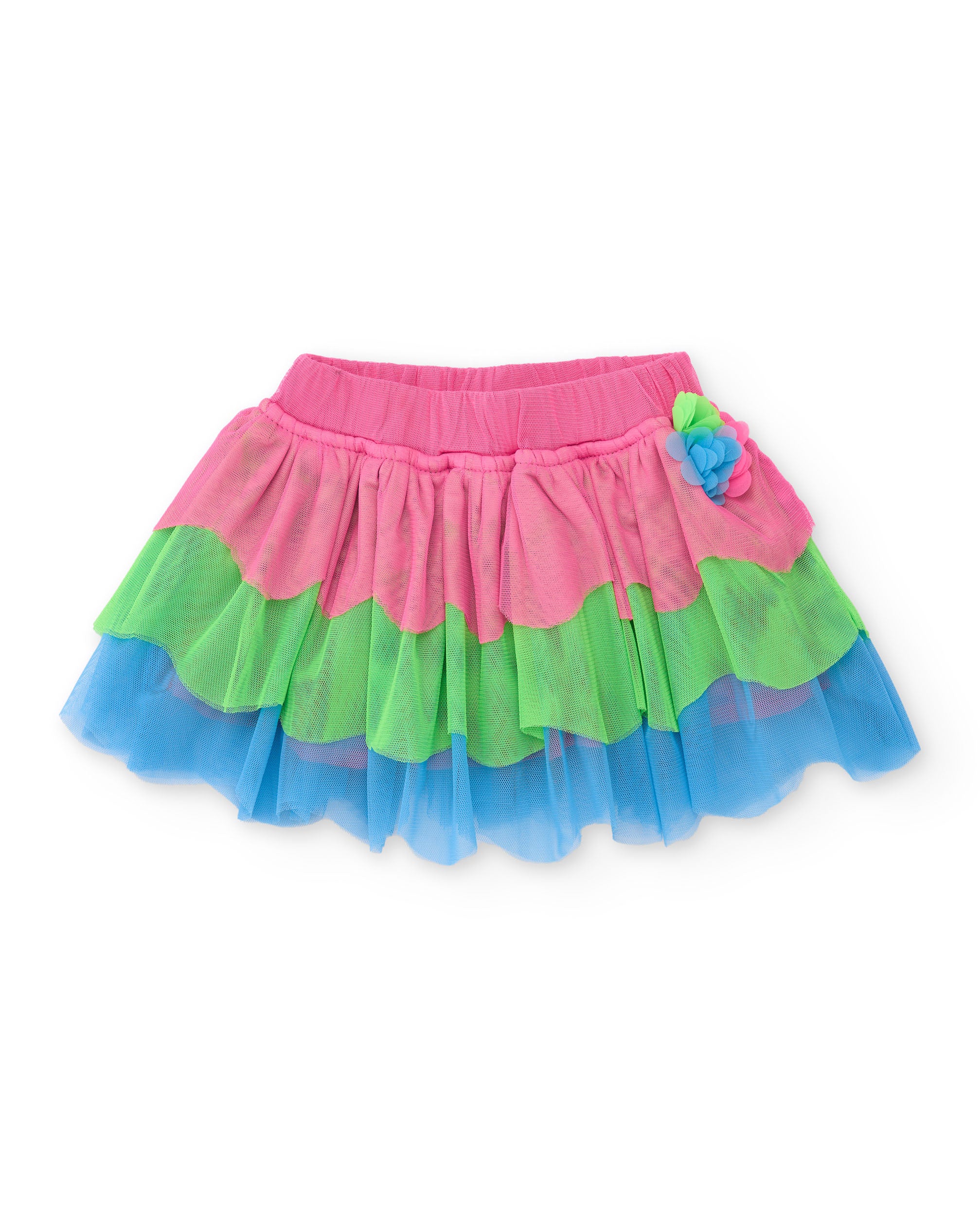 Tuc Tuc gonna bambina tulle a balze multicolore
