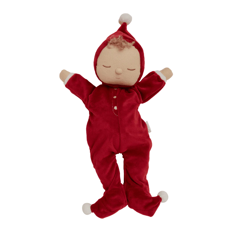 OlliElla Dozy Dinkums Lullaby Custard Red bambola carillon rossa