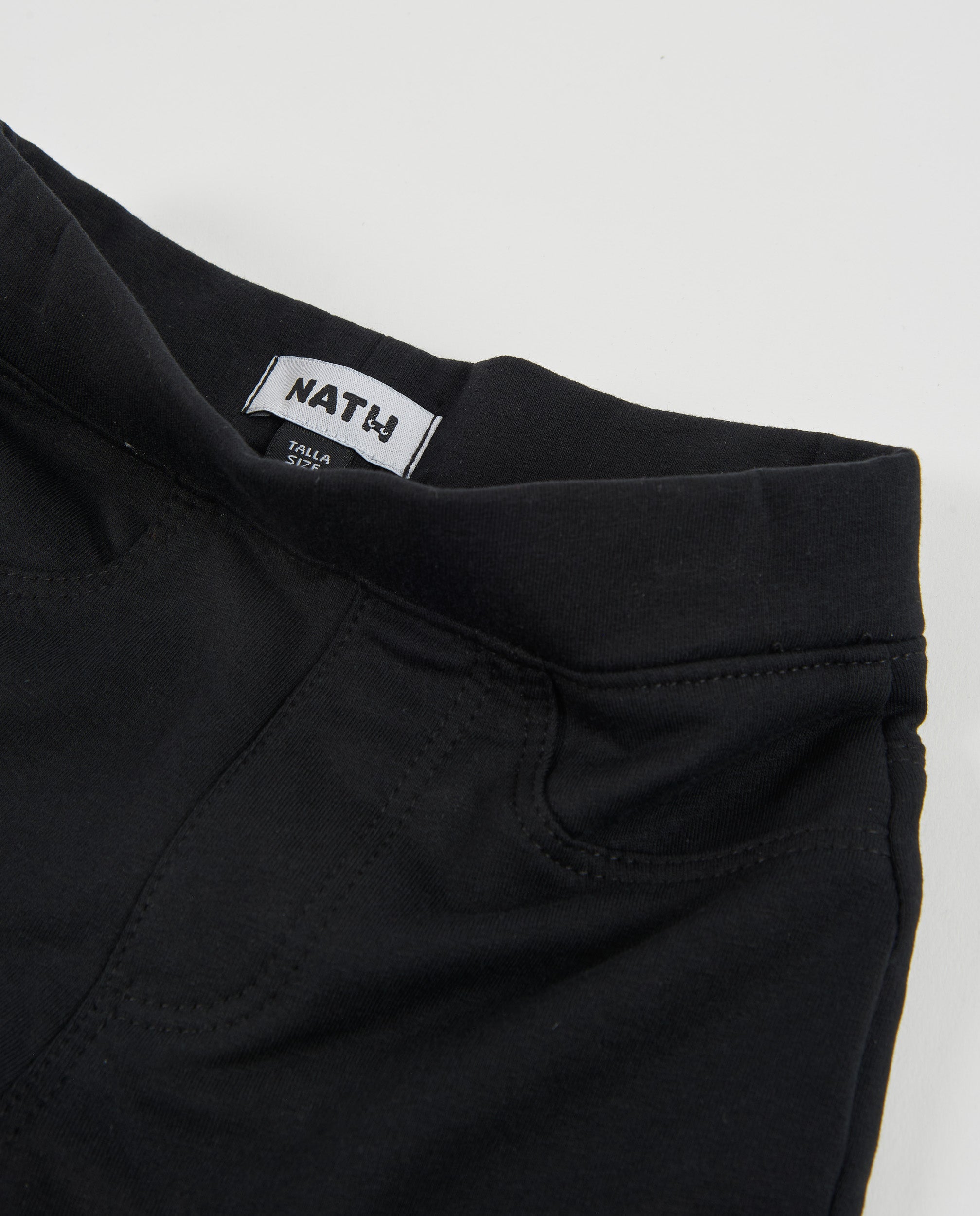 Tuc Tuc leggings felpati flare bambina neri caldi