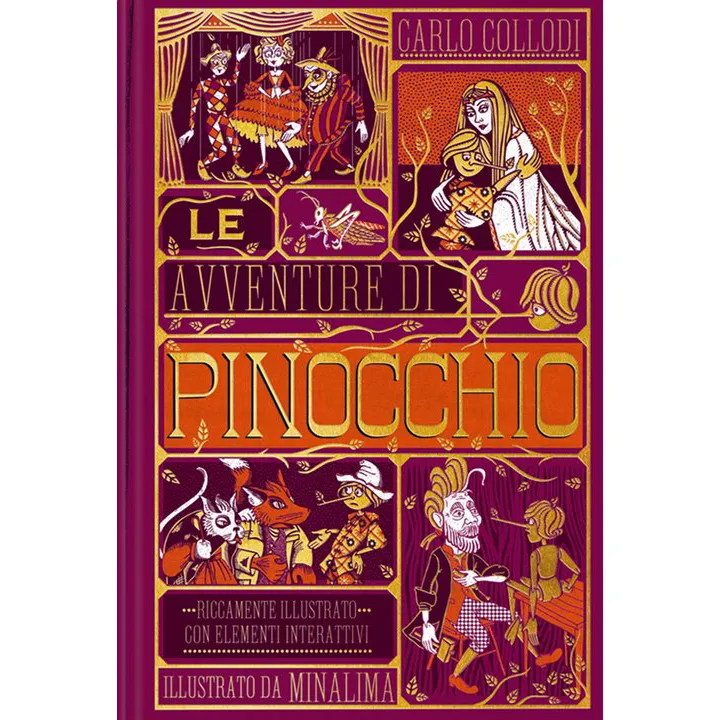 MinaLima Pinocchio libro interattivo cartonato 288 pagine