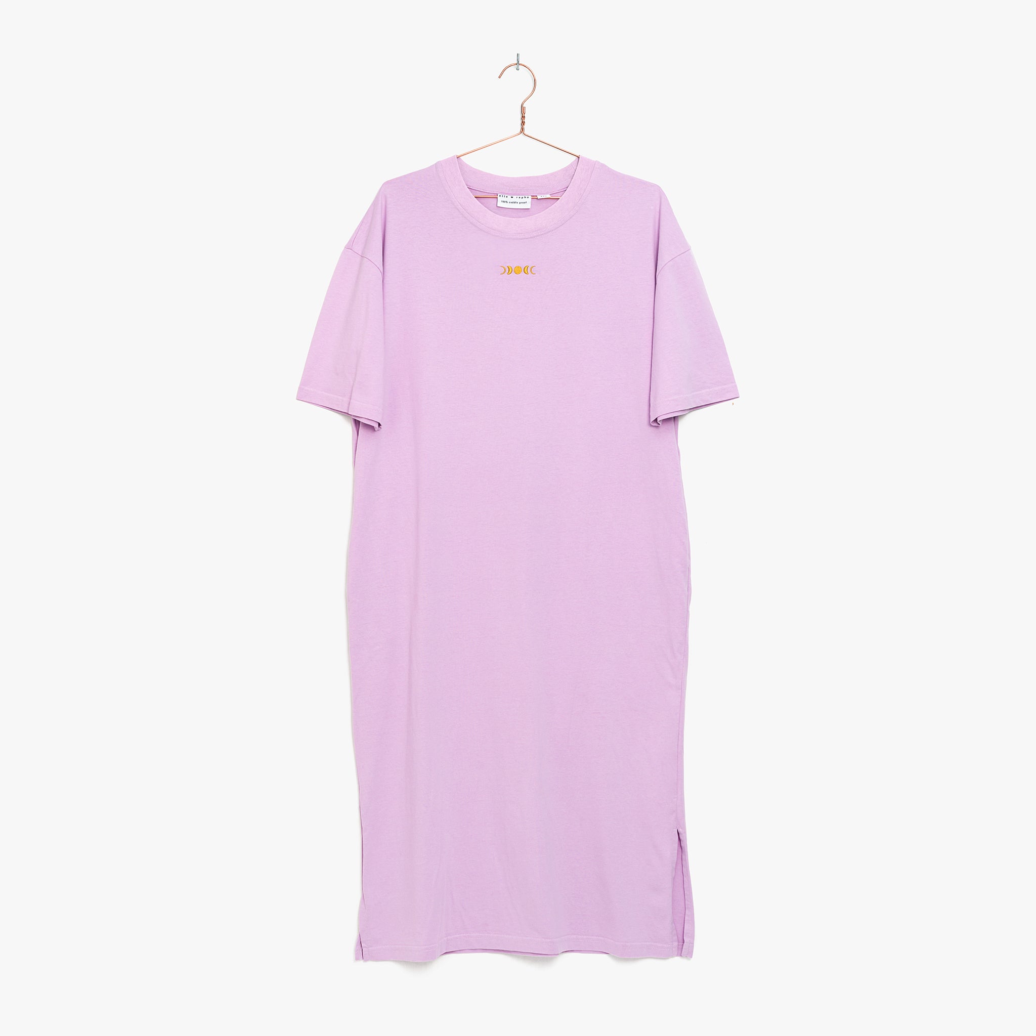Ella and Rapha Full Moon vestito lilla oversize