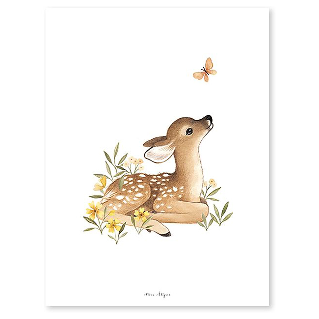Lilipinso Woodland Fawn poster cameretta 30x40 cm