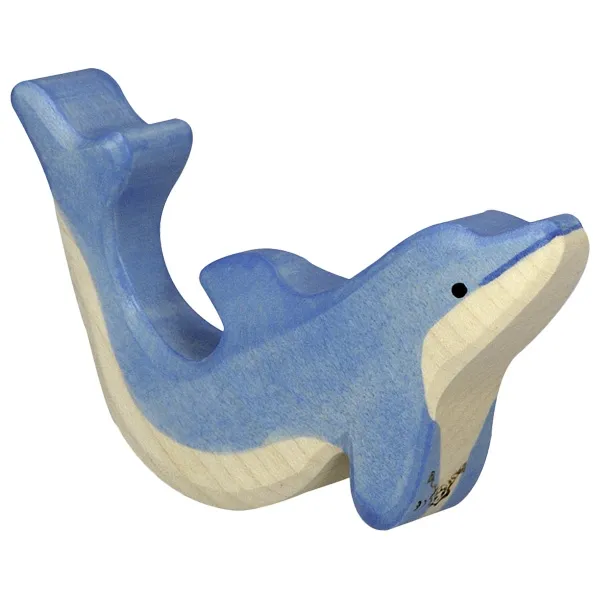 Holztiger Delfino piccolo figura legno