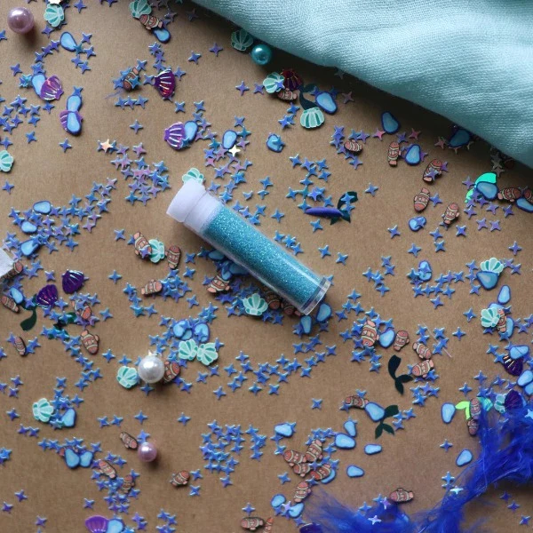 Jellystone Ocean ricarica bottiglia sensoriale glitter
