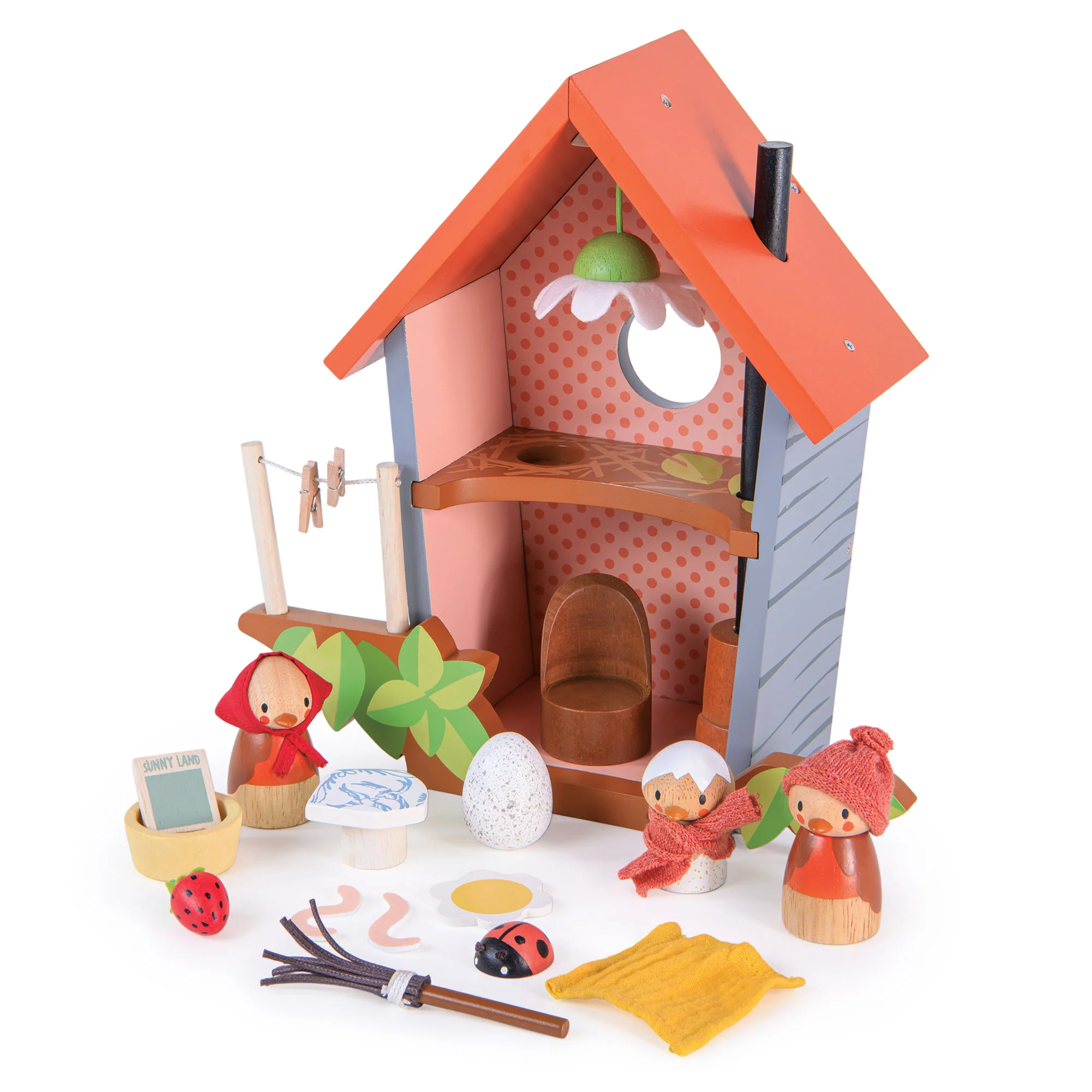 Tender Leaf Robin's Nest Box casetta legno 27 cm nido