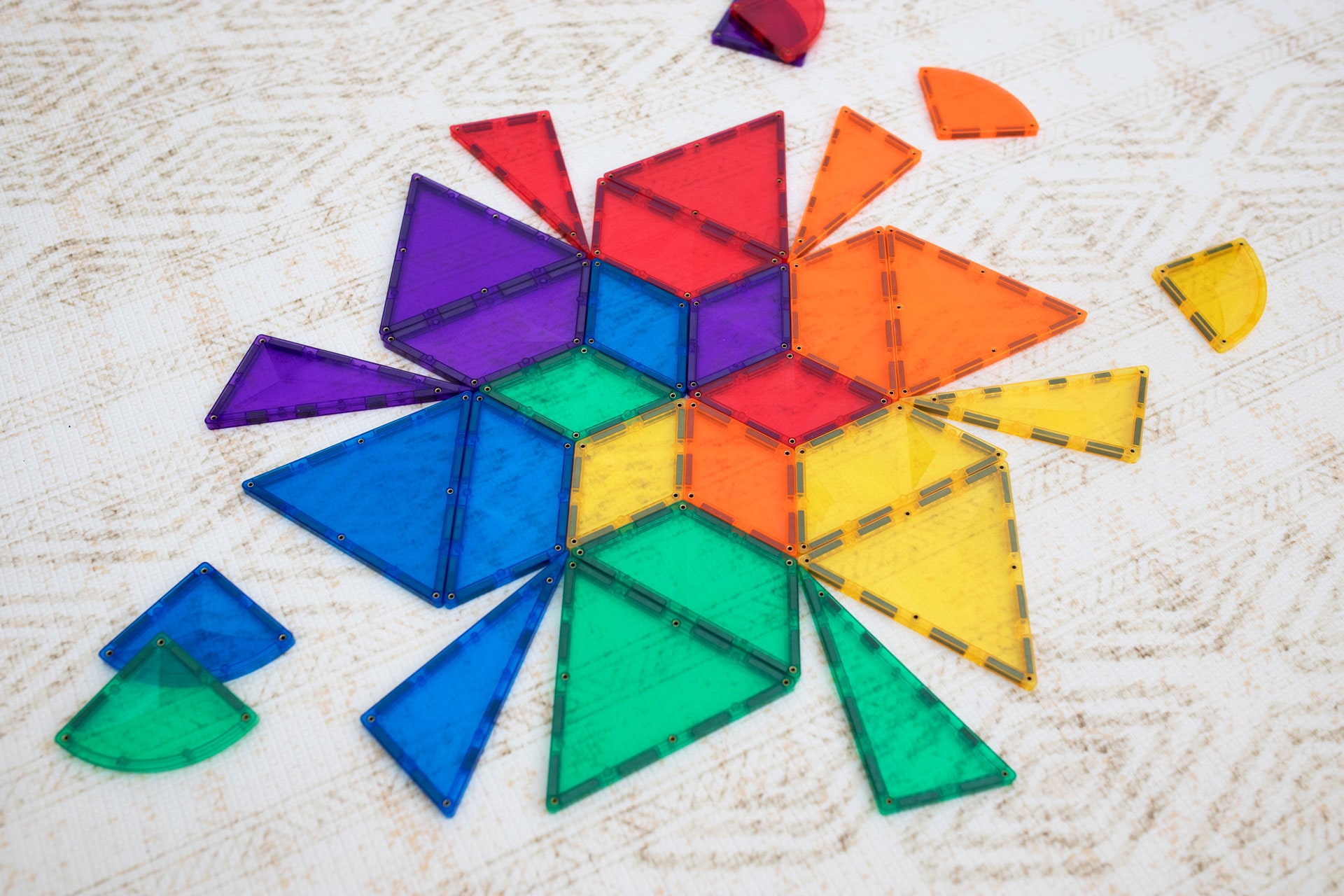 Connetix Rainbow Shape Expansion costruzioni magnetiche 36 pezzi
