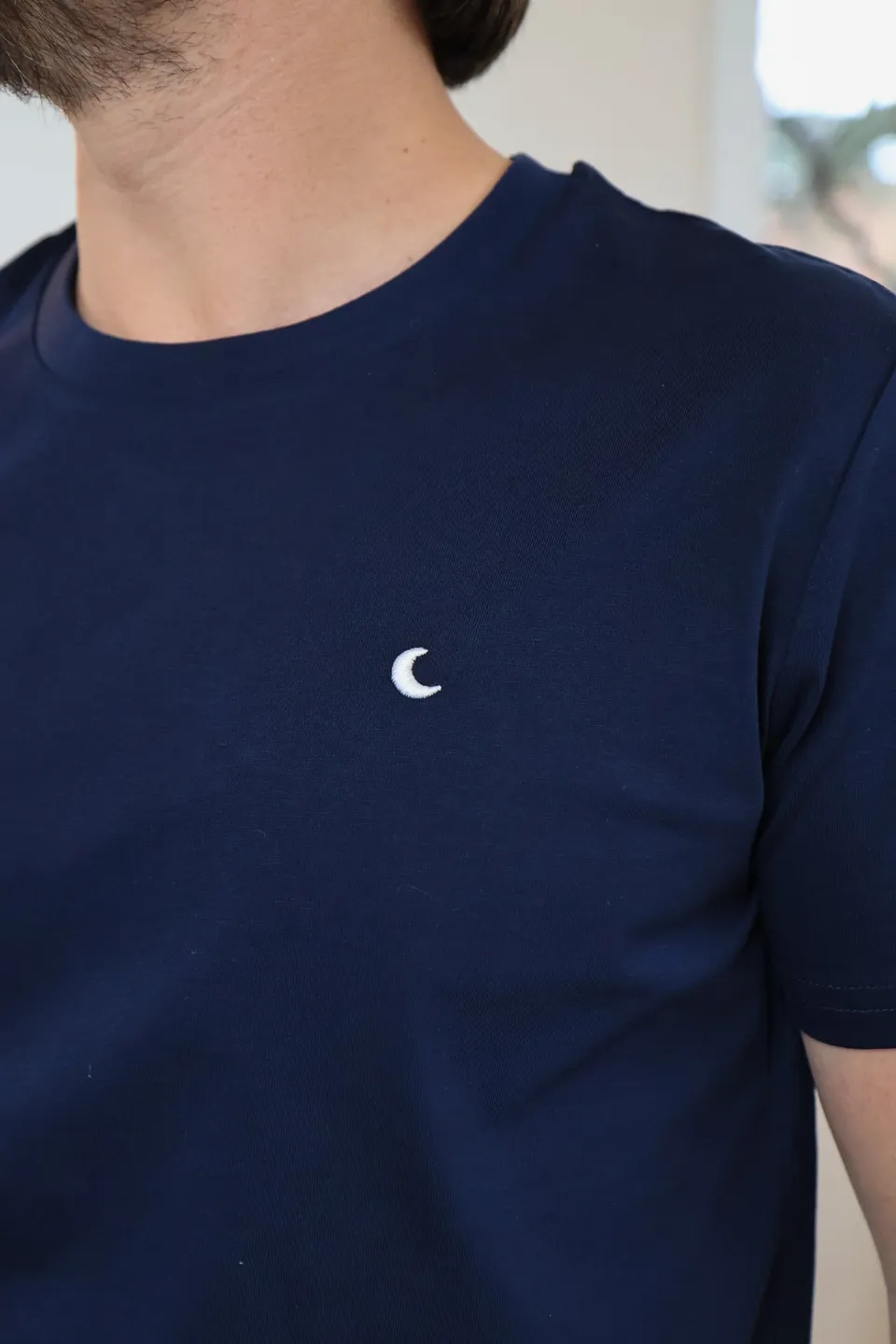 Ella and Rapha Moon t-shirt blu navy S cotone