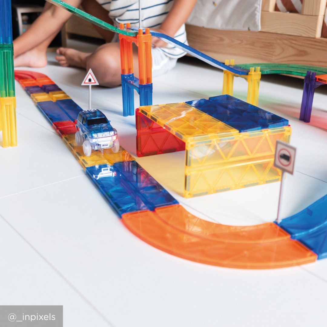 Cleverclixx Race Track costruzioni magnetiche 65 pezzi