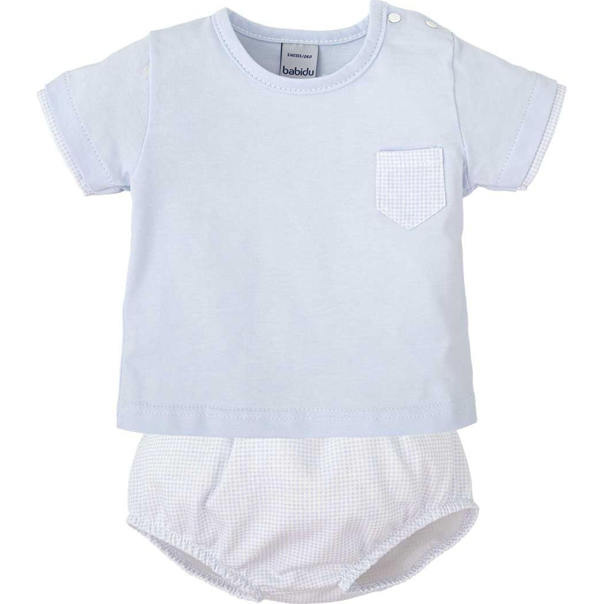 Babidu set polo ranetta righe neonato cotone
