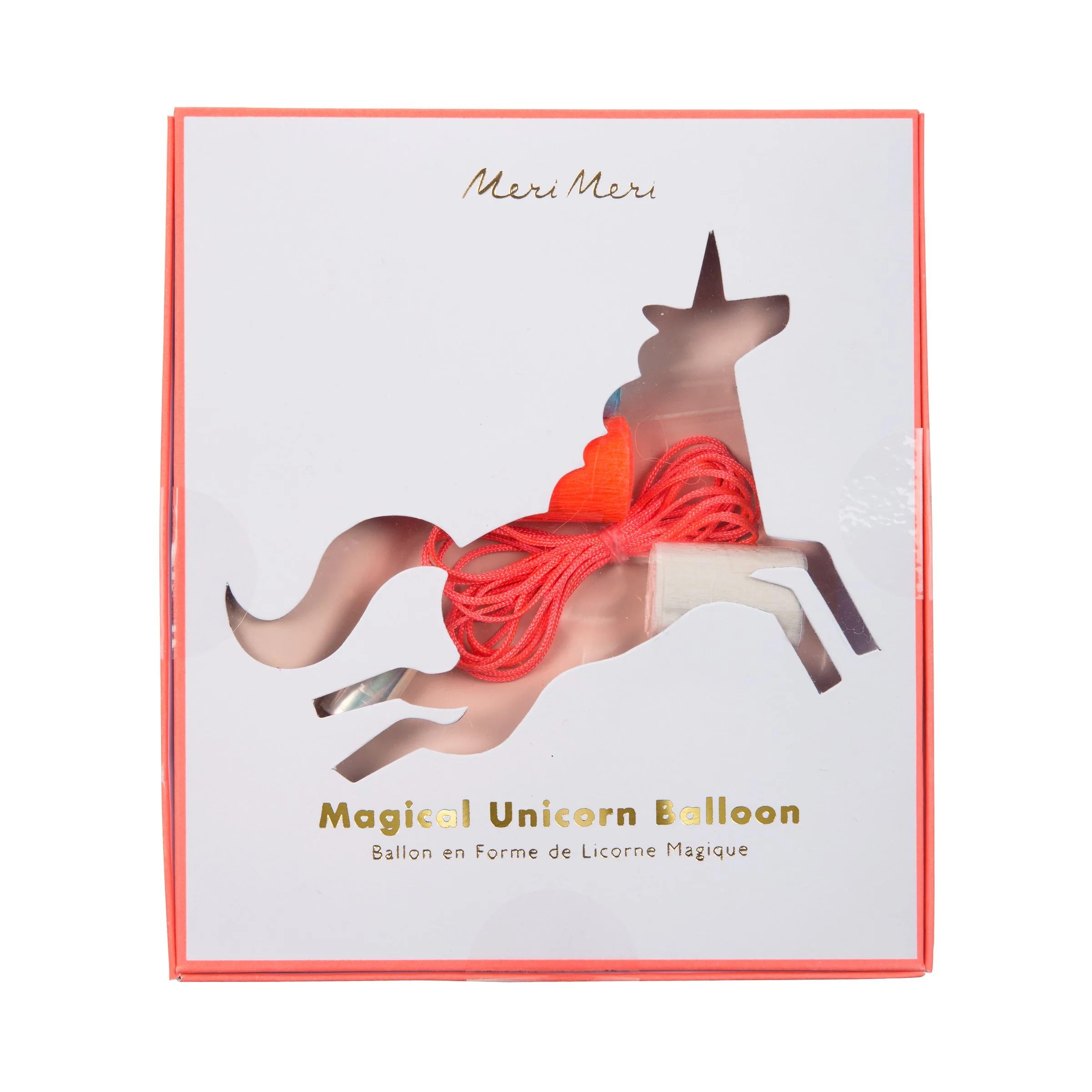 Meri Meri unicorno palloncino foil 1016 mm con nastri