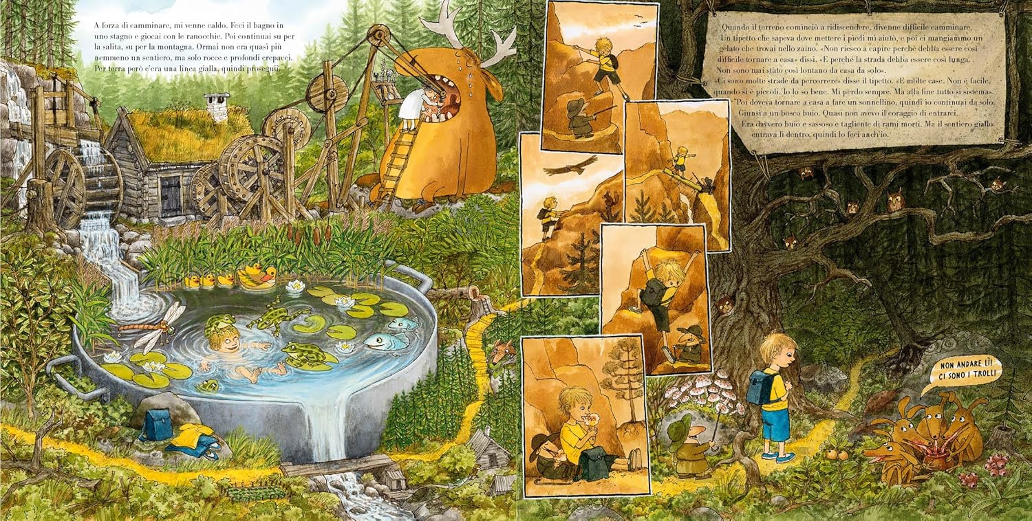 Camelozampa La strada di casa libro illustrato 40 pagine 4 anni