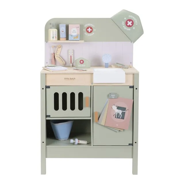 Little Dutch Veterinario Clinica Veterinaria Legno 83 cm