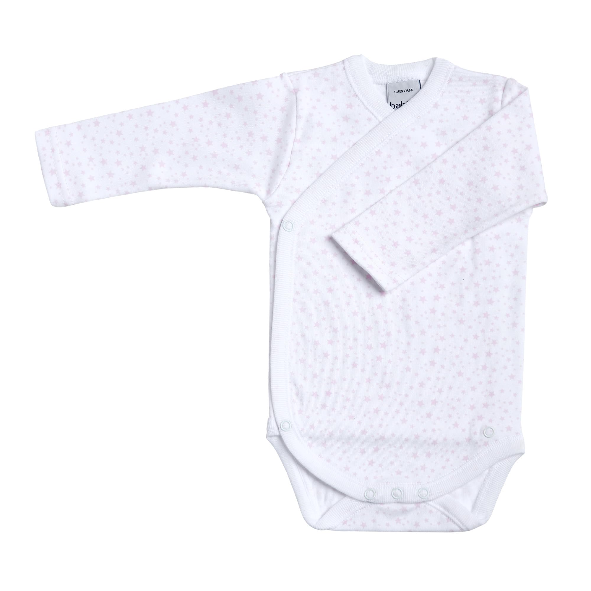 Babidu Body Stelle Maniche Lunghe Cotone Neonato Blu Cielo