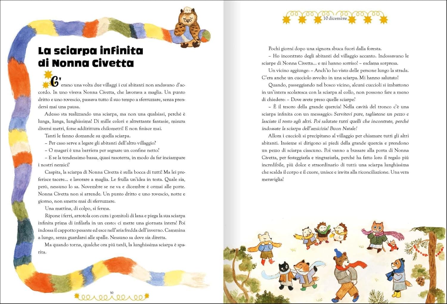Emme Edizioni Natale nell'aria libro bambini 24 storie da 5 anni