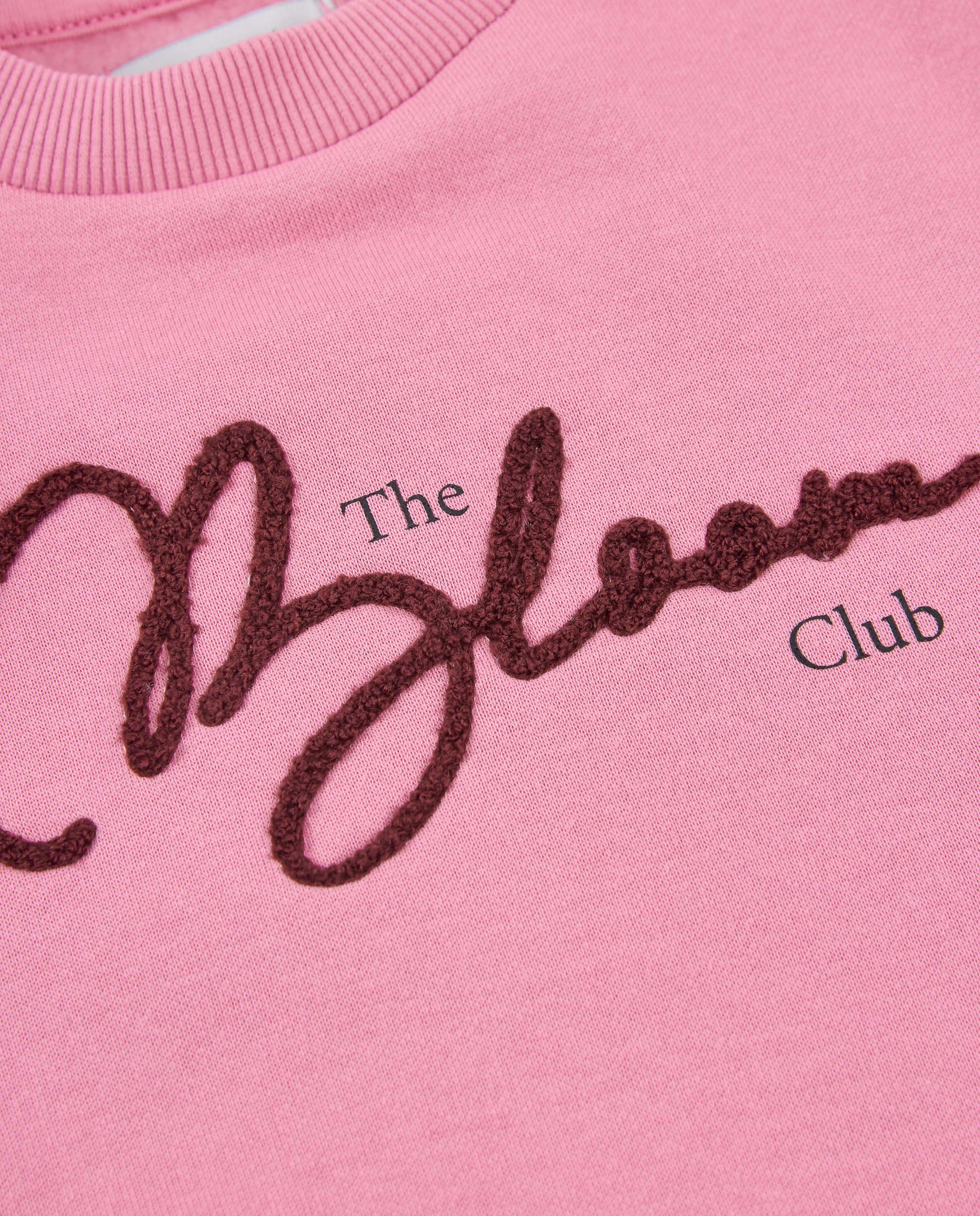 Tuc Tuc felpa bambina rosa ricamo Bloom Club