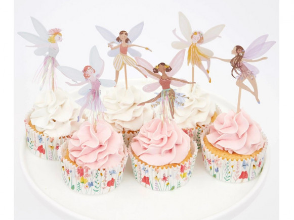 Meri Meri Fairy kit cupcake 24 topper fate