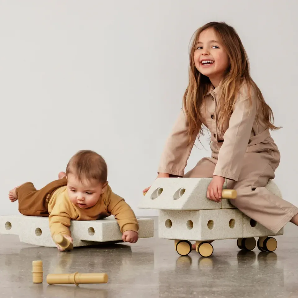 MODU Explorer Set costruzioni Sand-Yellow 20 pezzi