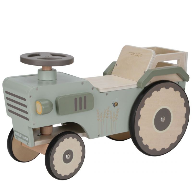 Little Dutch Little Farm Trattore Cavalcabile Legno 12M+