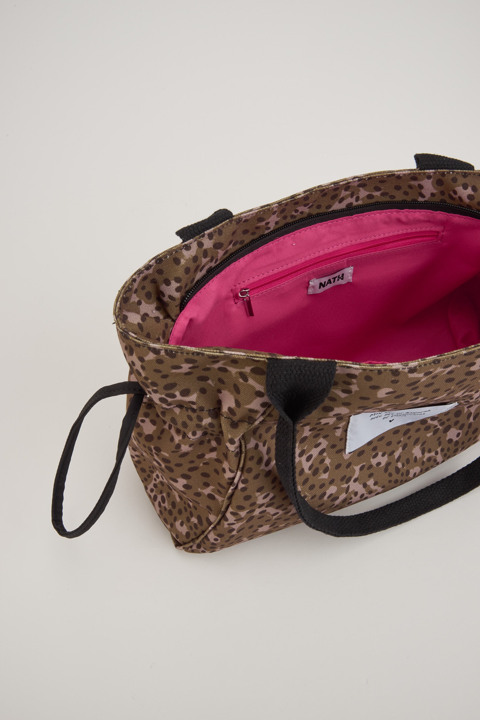 Tuc tuc borsa shopper bimba animalier marrone