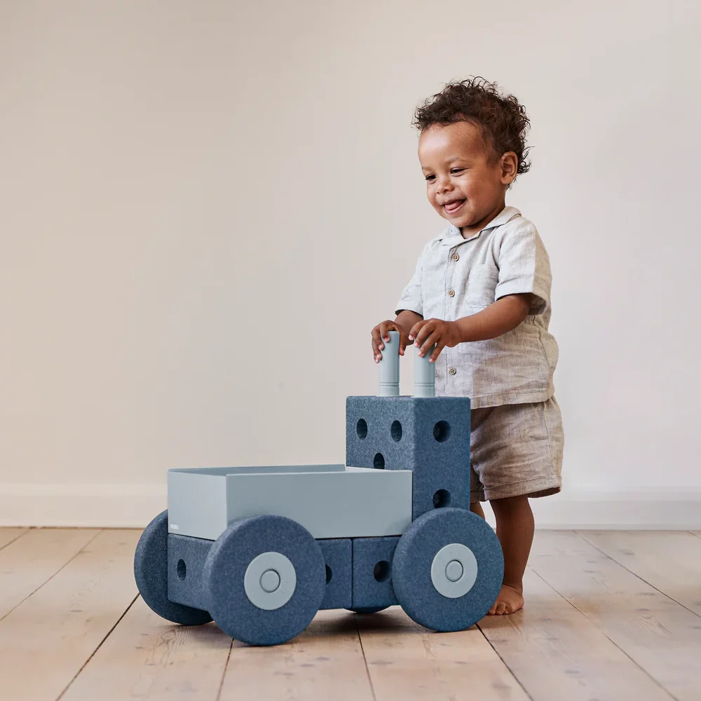 Modu Baby Walker carrellino 3-in-1 Blue-Sky 22 pezzi