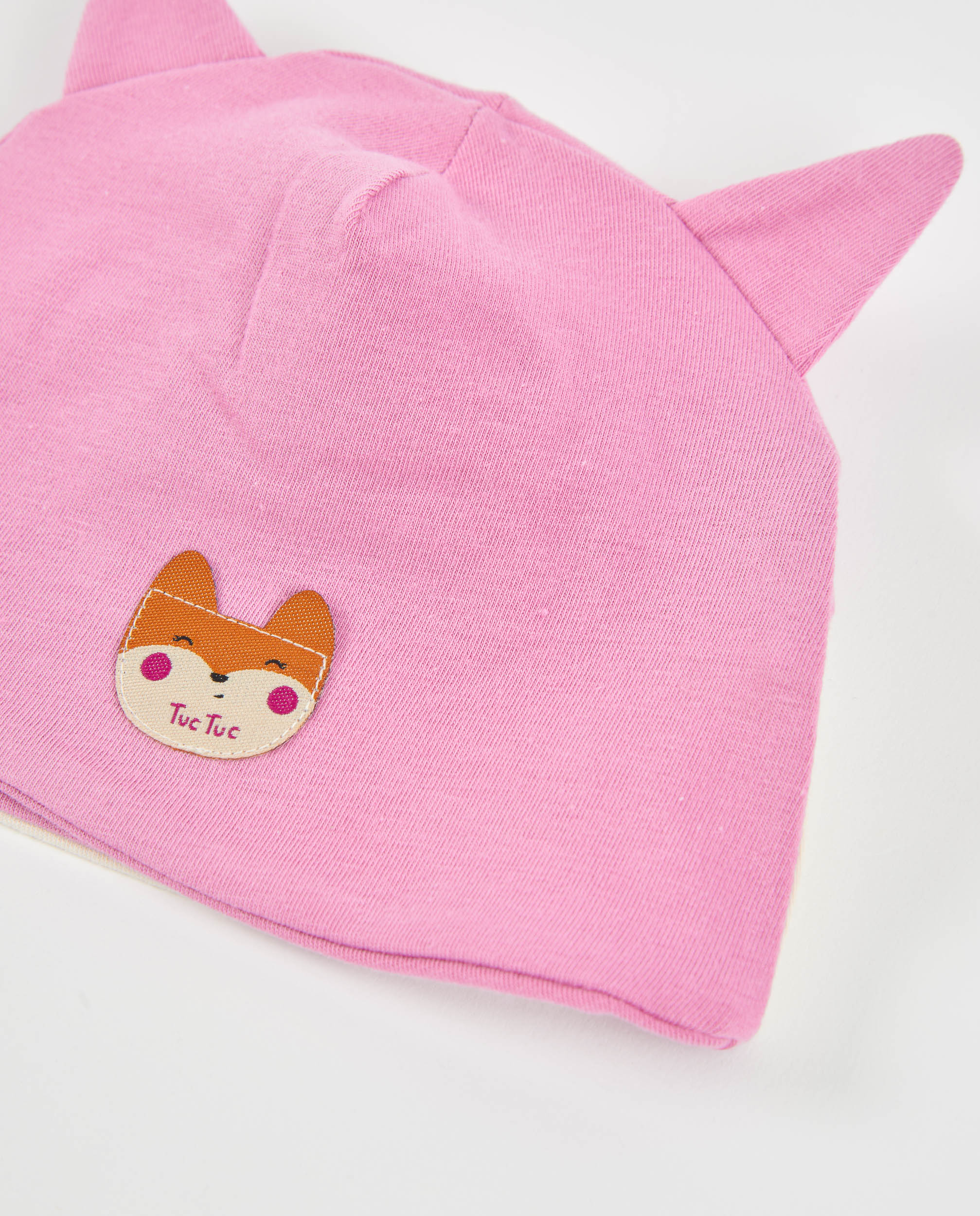 Tuc tuc Magic Foxy cappello neonata rosa volpe