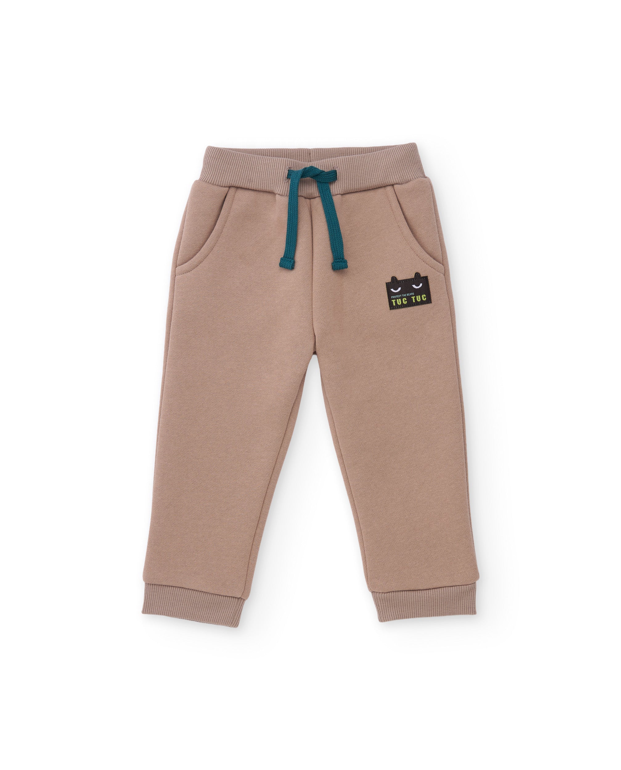 Tuc Tuc Pantaloni Felpa Bimbo Beige Vita Elastica