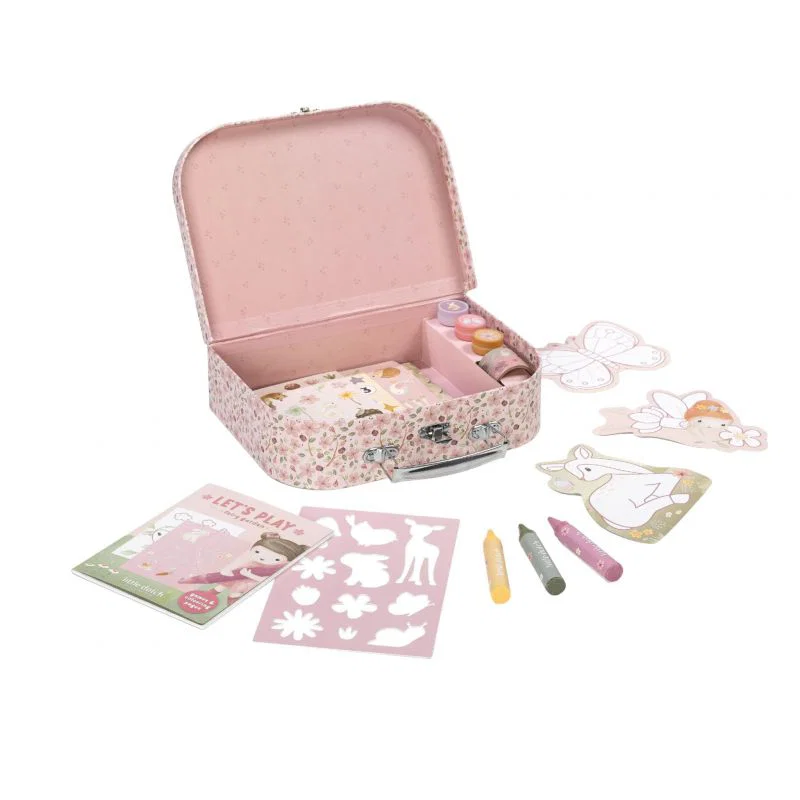 Little Dutch Valigetta Creativa Rosa Set Disegno