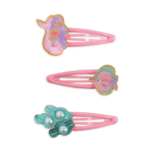 Djeco Marina Mermaid fermagli capelli sirena 3 pezzi