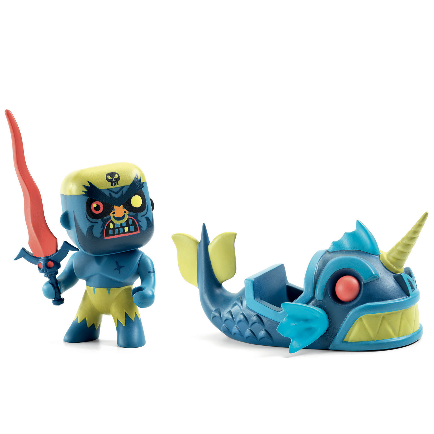 Djeco Arty Toys Terrible Pirata Figura in Vinile