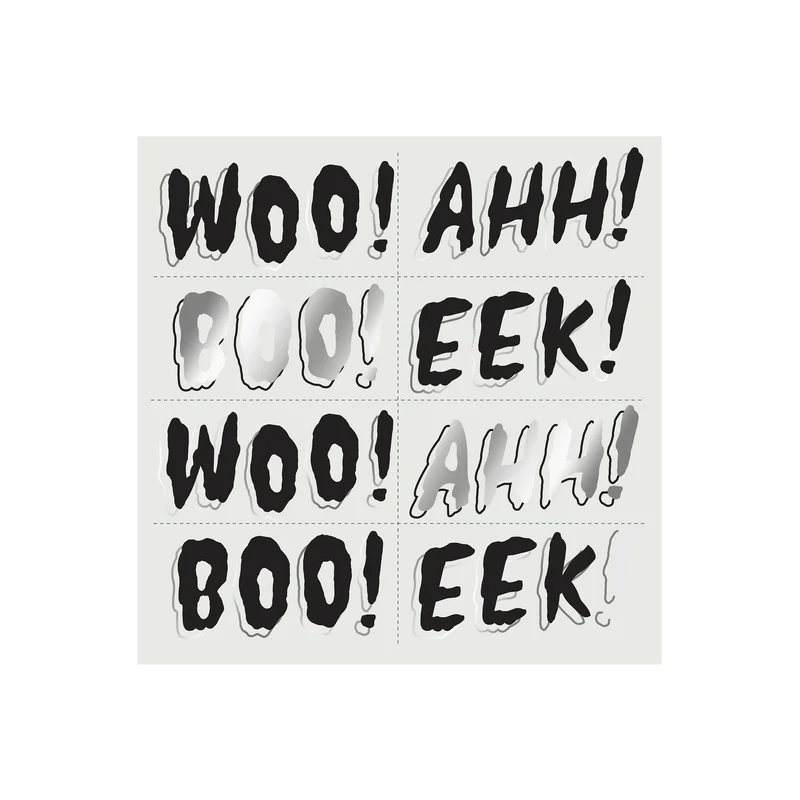 Meri Meri kit decora zucche Halloween con stencil