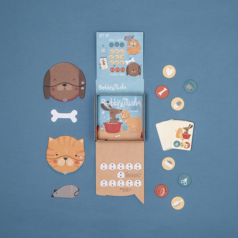 Londji Tiny Game Bobby & Misha gioco memoria 2 giocatori
