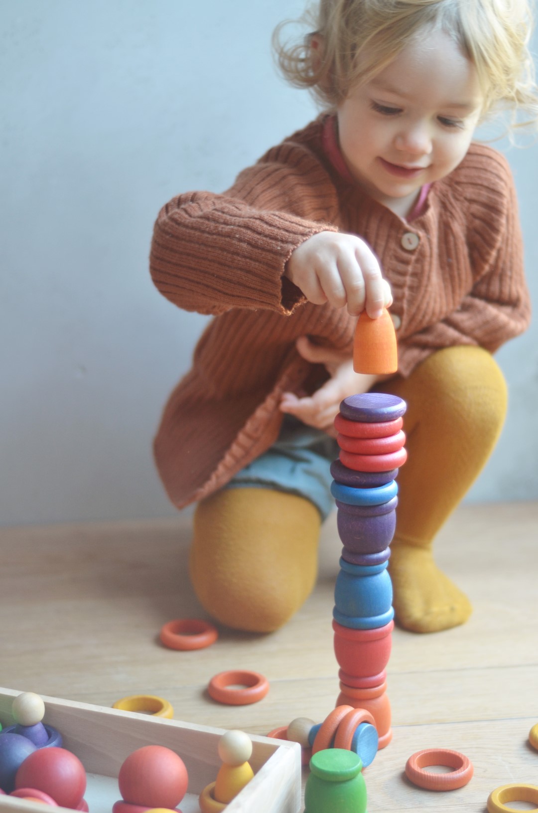Grapat Starter Set gioco montessori in legno 67 pezzi