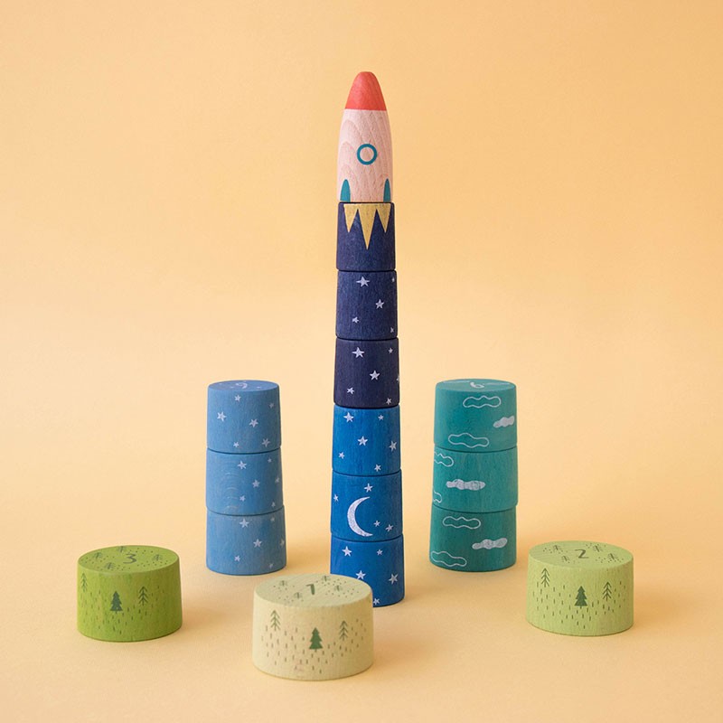 Londji Up To The Star gioco impilabile legno 15 pezzi equilibrio