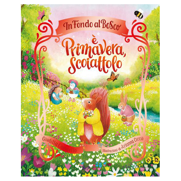 Emme Edizioni È primavera Scoiattolo libro cartonato rima 3 anni