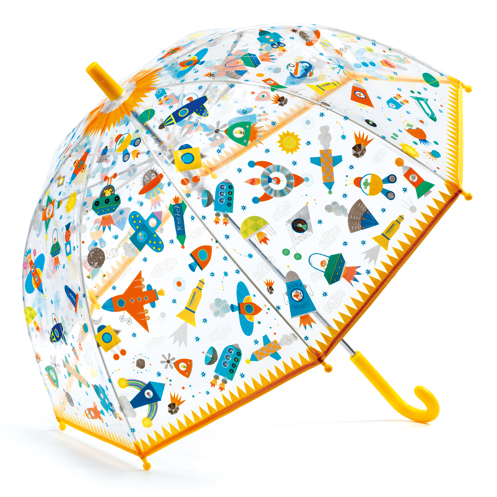 Djeco Space ombrello bambino trasparente 70 cm