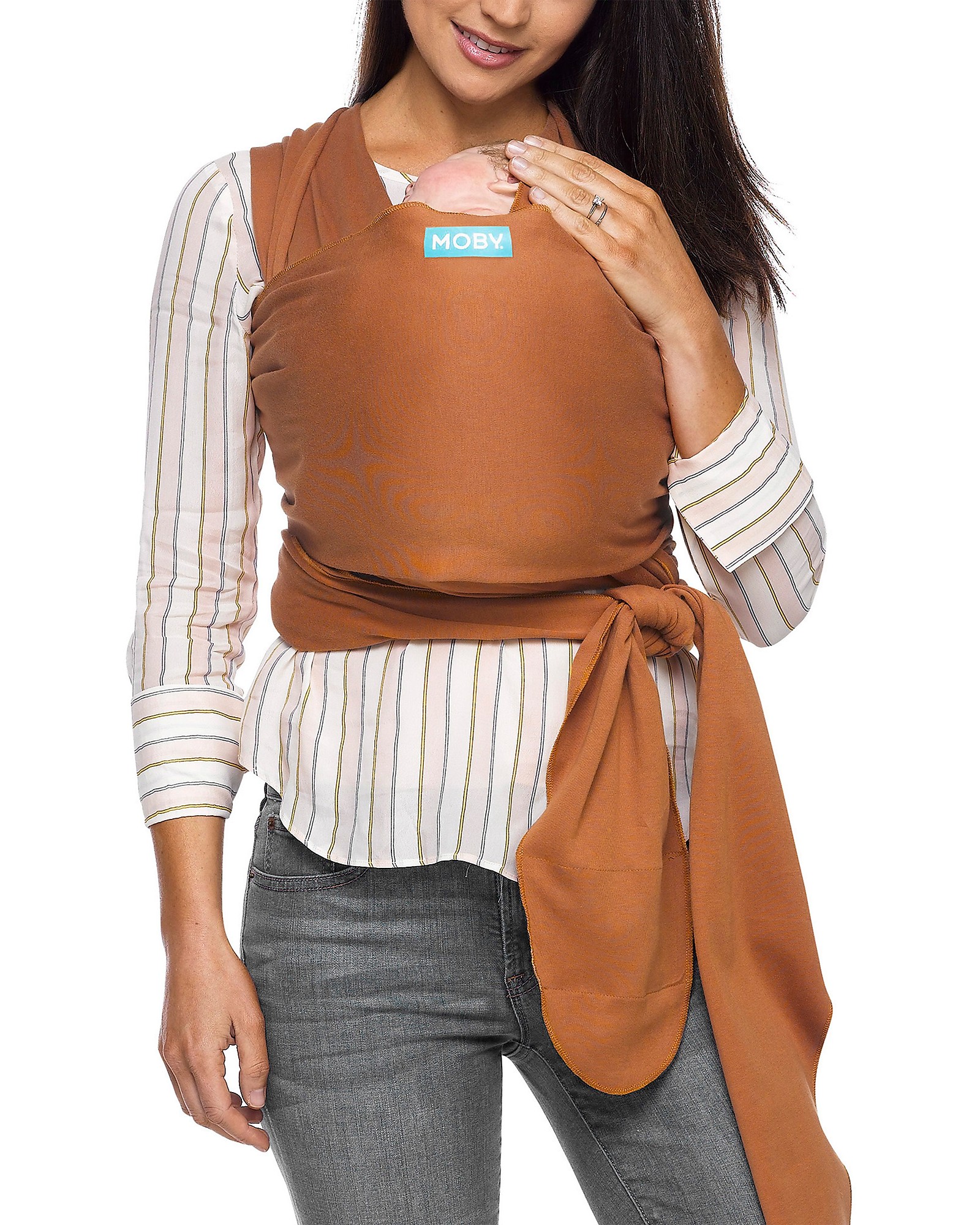 Moby Wrap Evolution Terracotta fascia portabebè cotone 15 kg