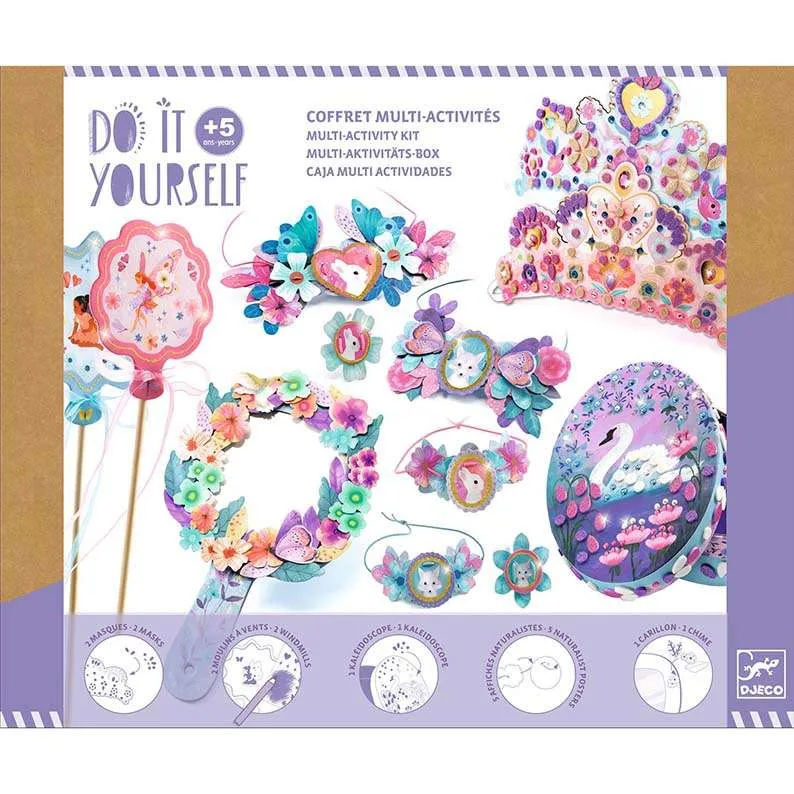 Djeco Ninfea kit creativo grande 5 attività 12 creazioni