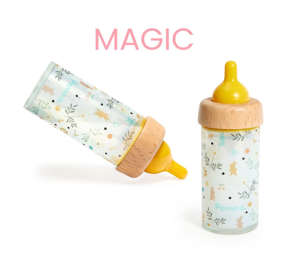 Djeco Pomea Biberon magico per bambole 12 cm gioco simbolico