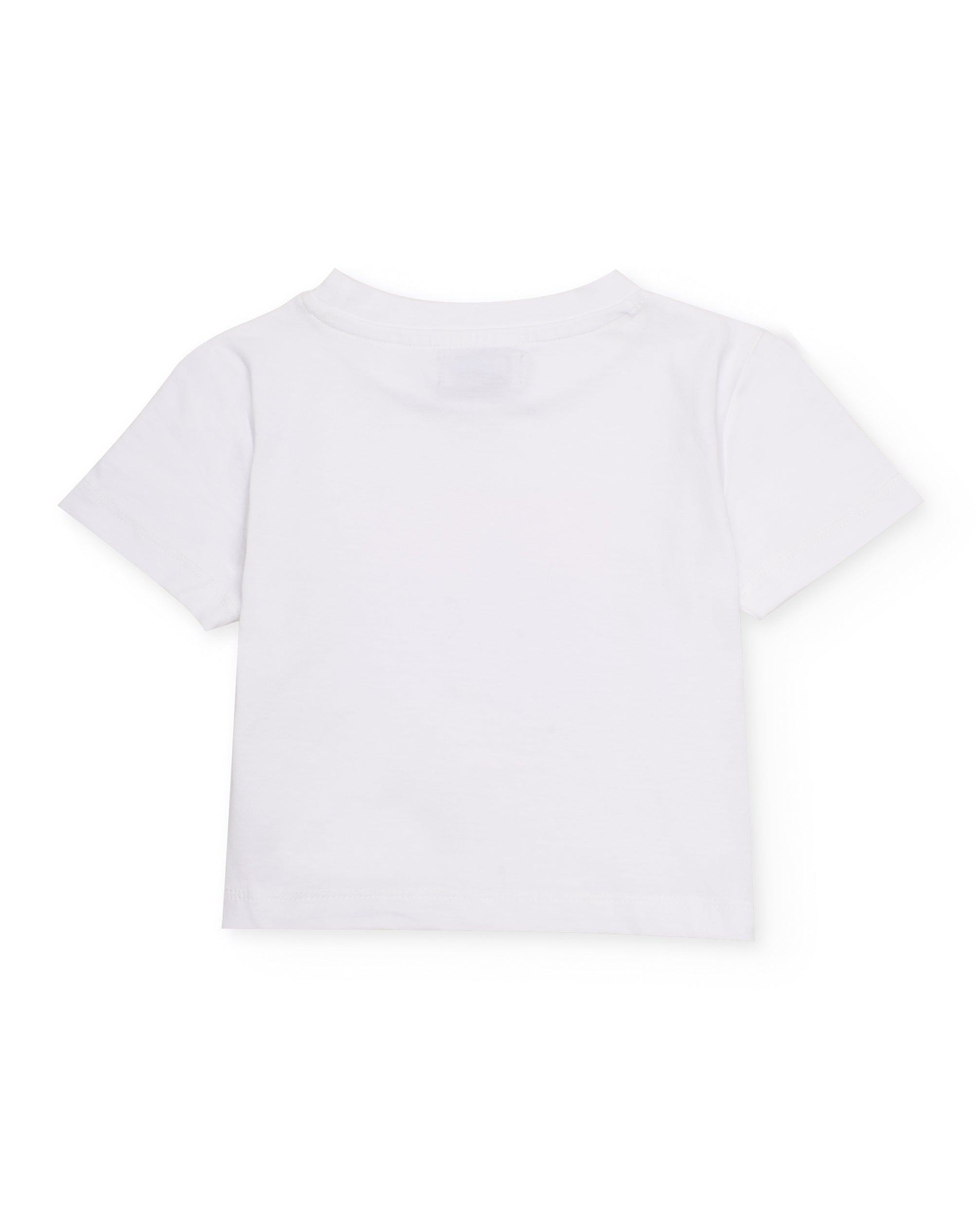 Tuc tuc T-shirt bambina maglina bianca palme