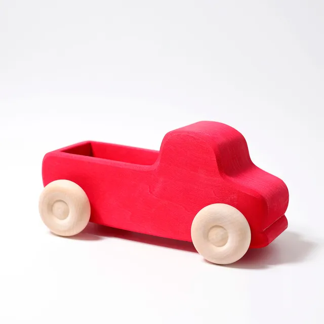 Grimm's Large Truck rosso macchina legno 22 cm