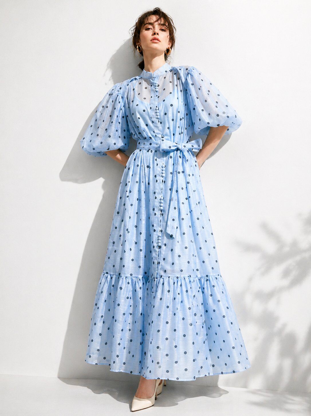 Ella and Rapha VALIE vestito a pois blu