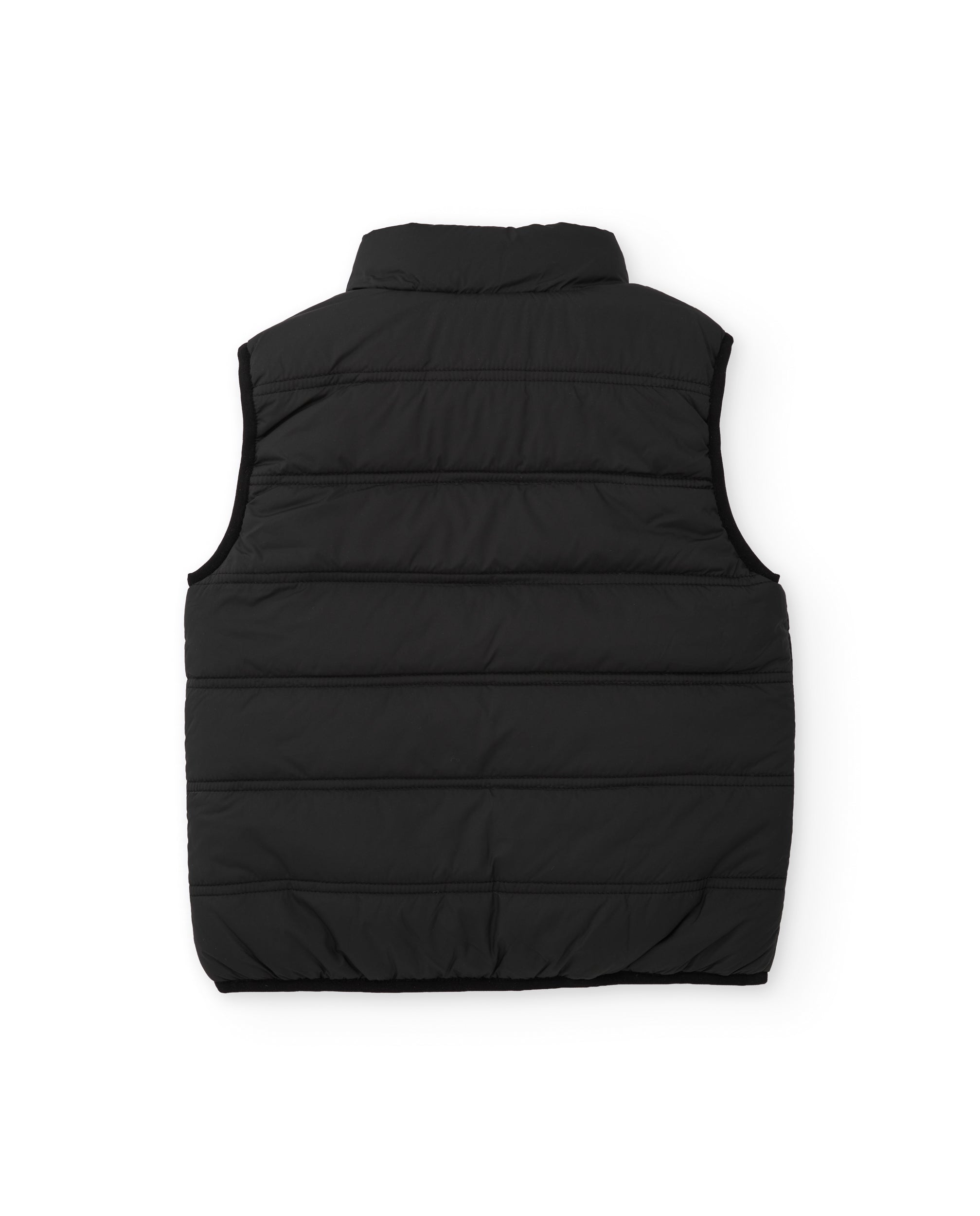 Tuc Tuc gilet bambino reversibile nero imbottito con zip