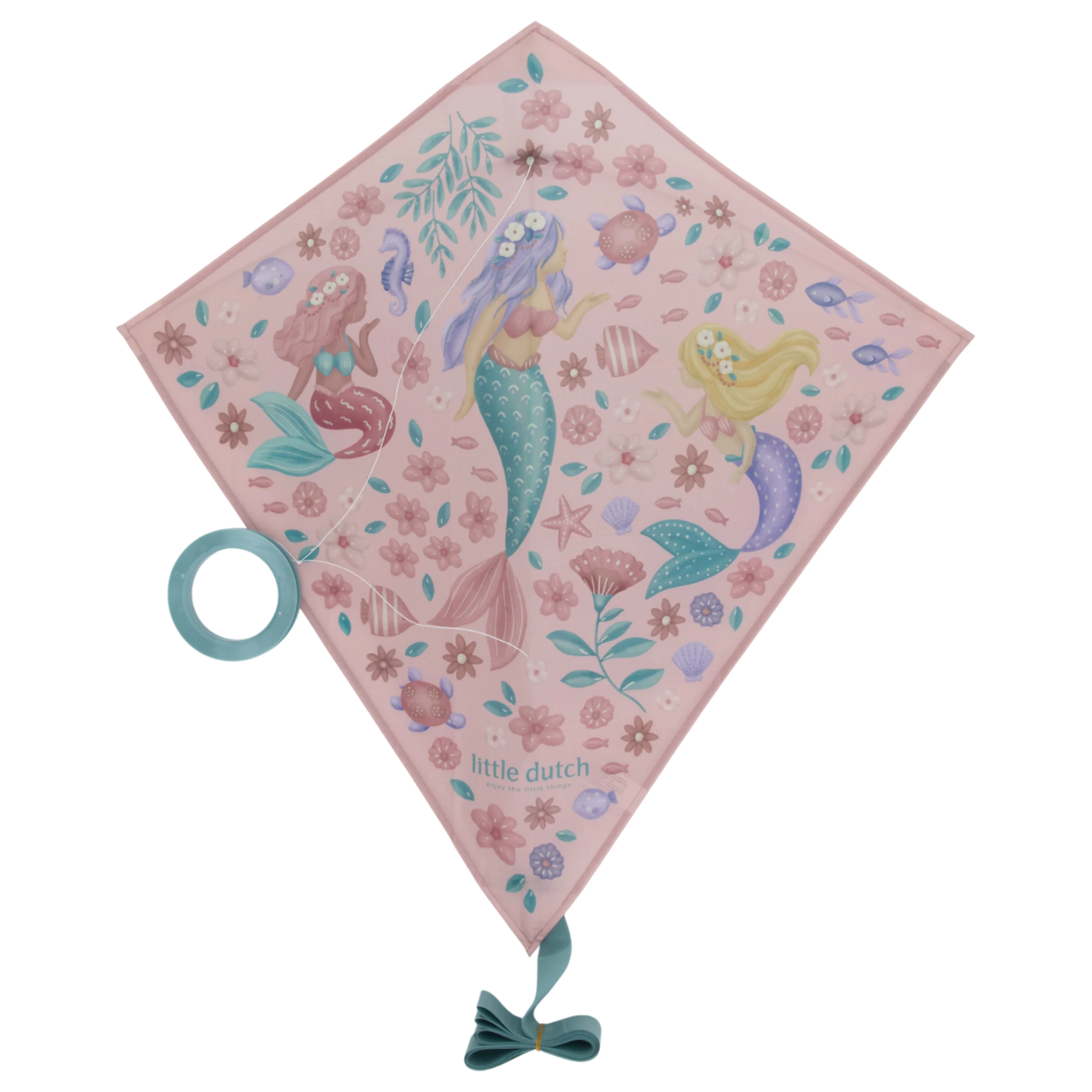 Little Dutch aquilone rosa sirene 65x65 cm