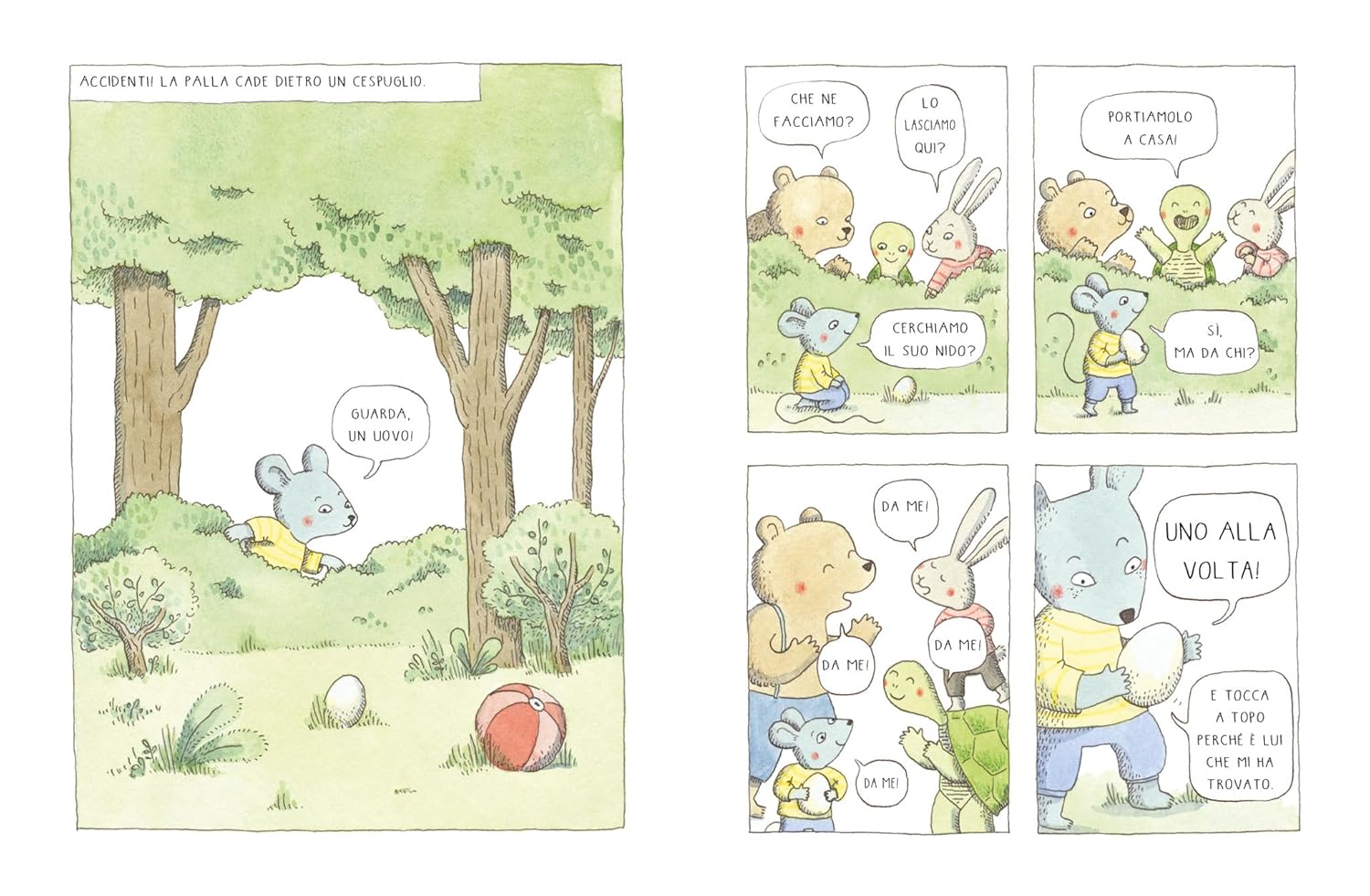 Orecchio Acerbo Tocca a te! libro illustrato 4 anni