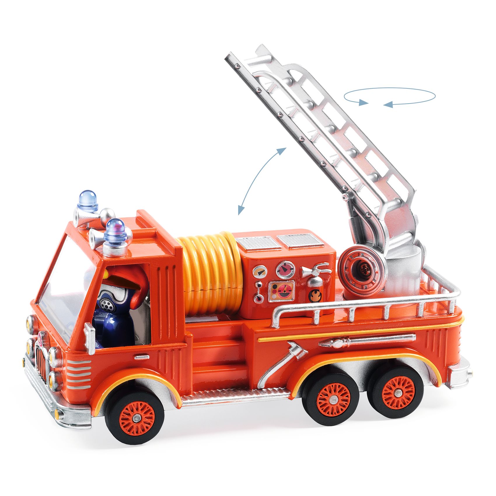 Djeco Crazy Motors Captain Fire Autopompa vinile