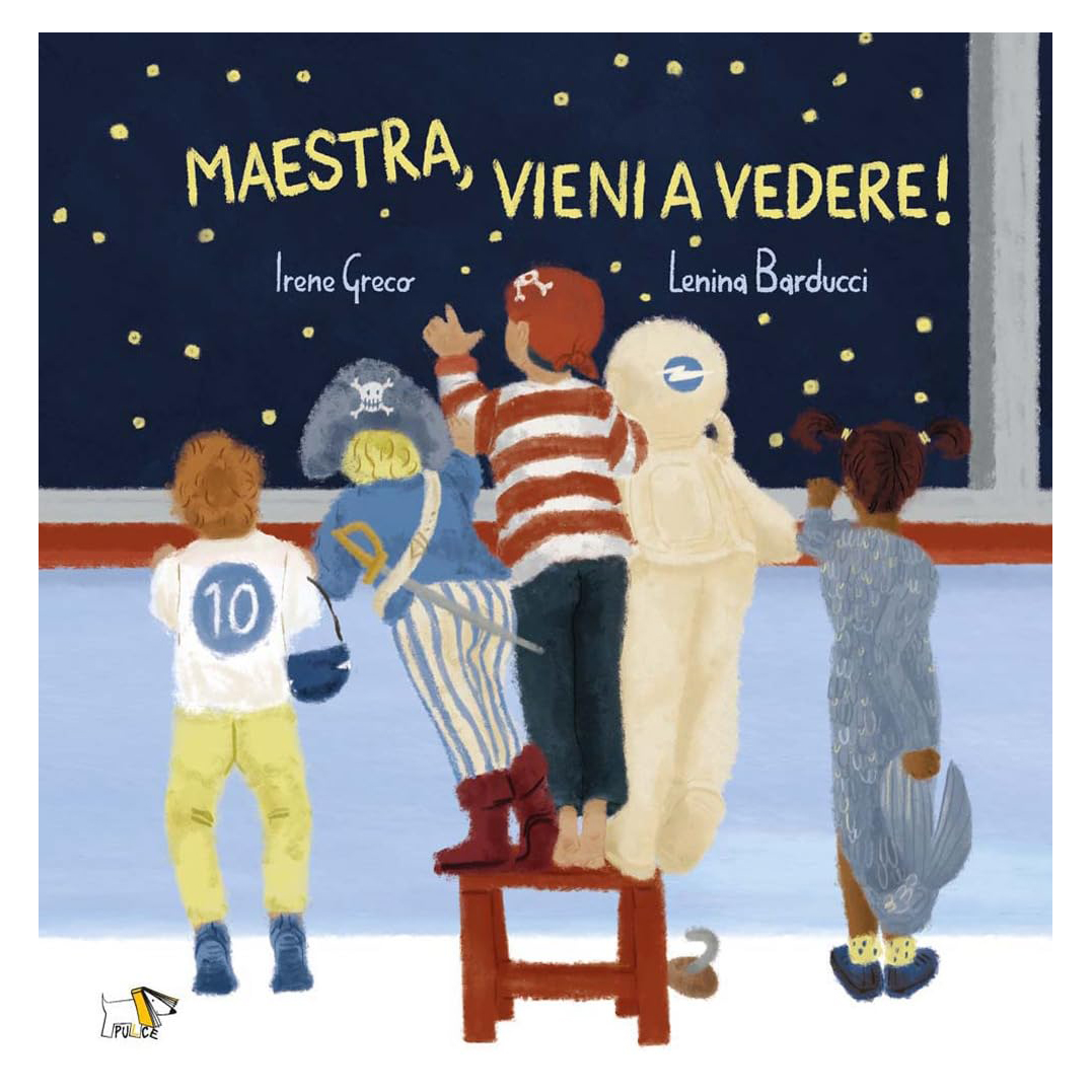 Pulce Maestra vieni a vedere albo illustrato inclusione