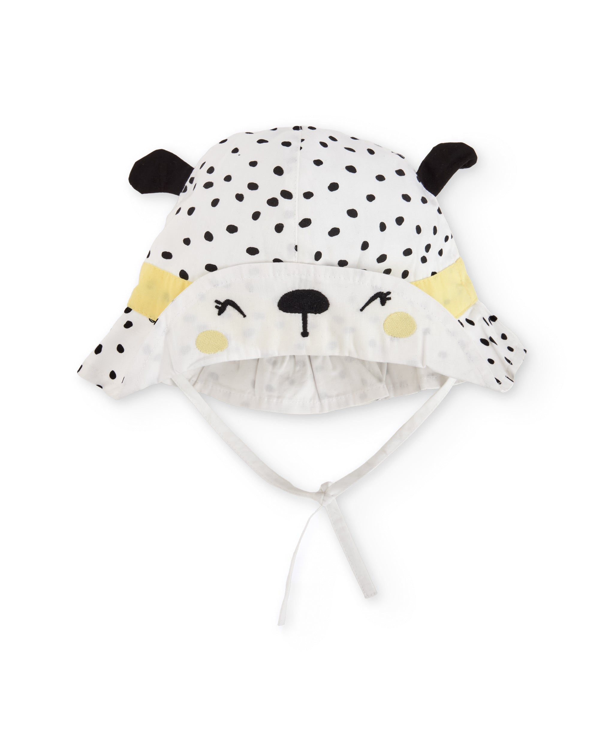 Tuc Tuc cappello neonata bianco con orecchie