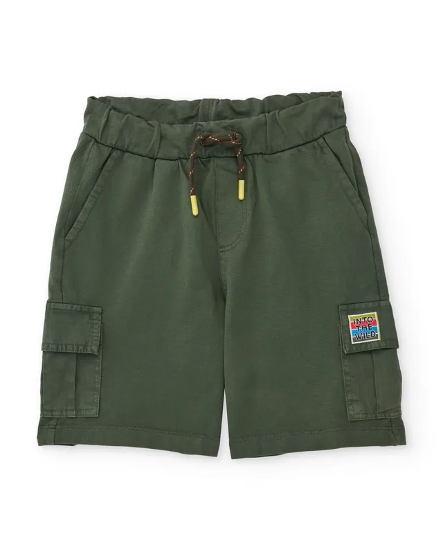 Tuc Tuc bermuda bimbo verde tasche cargo