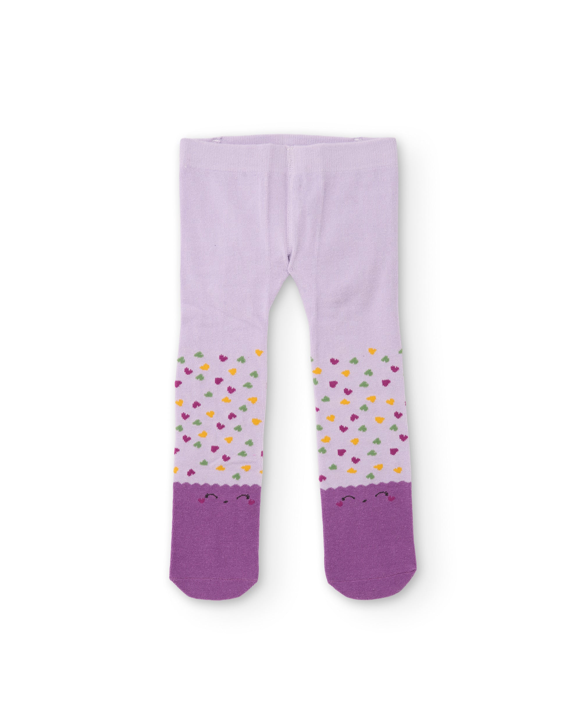 Tuc Tuc Muffins World collant neonata lilla cuori