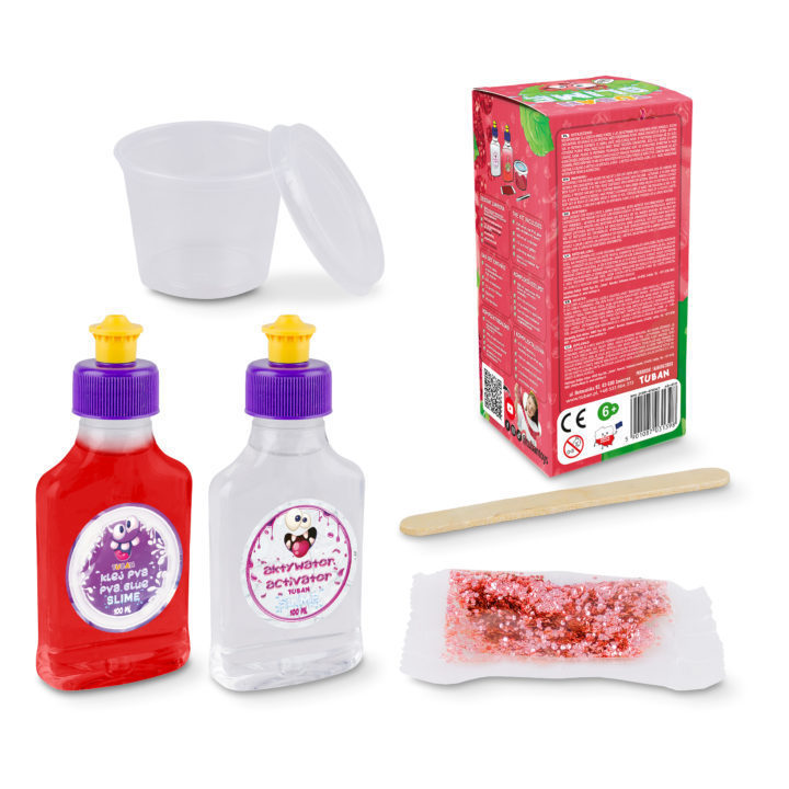 Tuban Strawberry kit slime fai da te fragola glitter